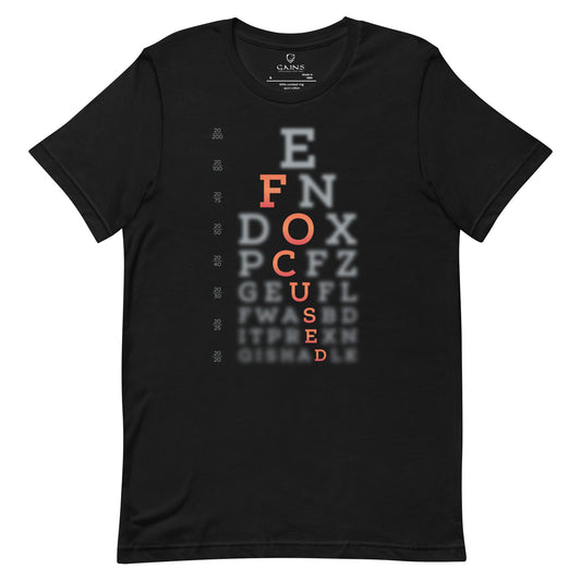 Focused Unisex t-shirt