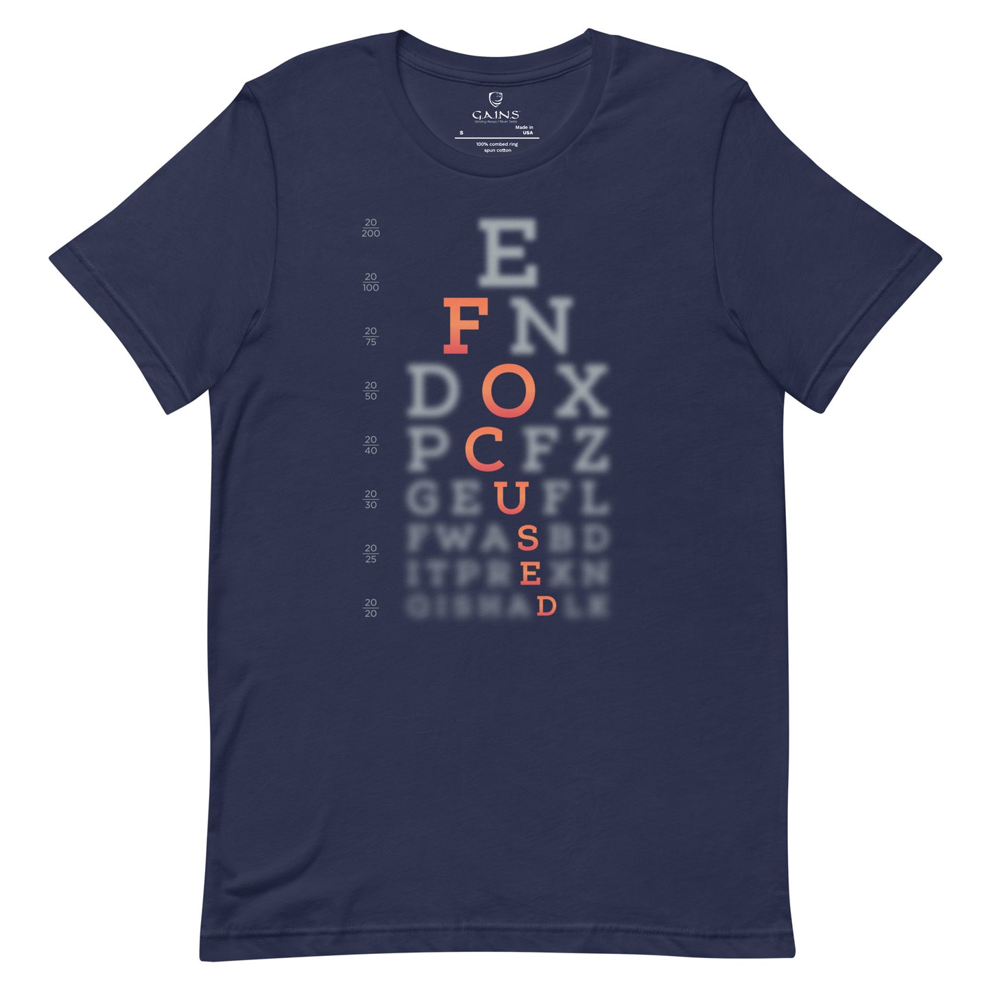 Focused Unisex t-shirt